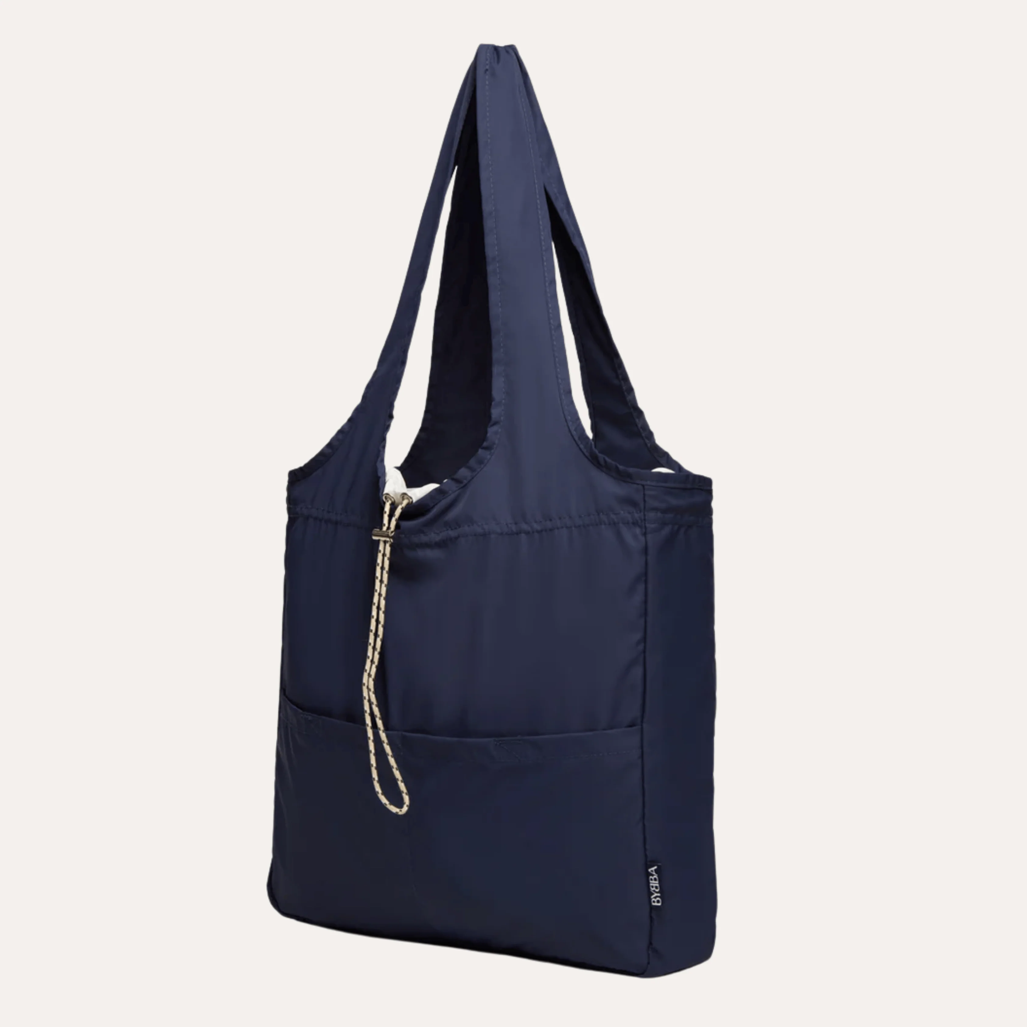 Balos Convertible Tote - Navy Seal - Recycled Plastic Reusable Bag - Image 2
