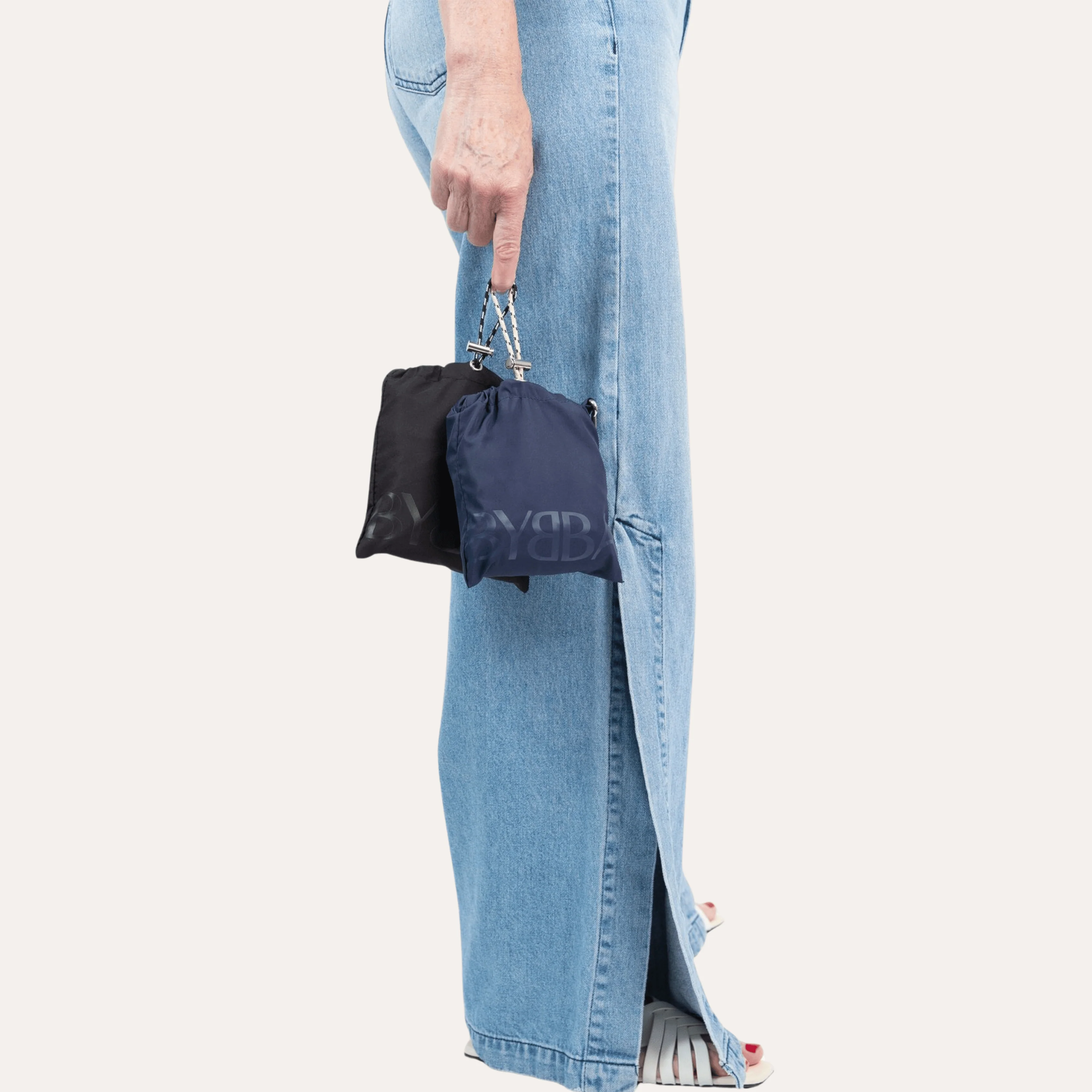 Balos Convertible Tote - Navy Seal - Recycled Plastic Reusable Bag - Image 8