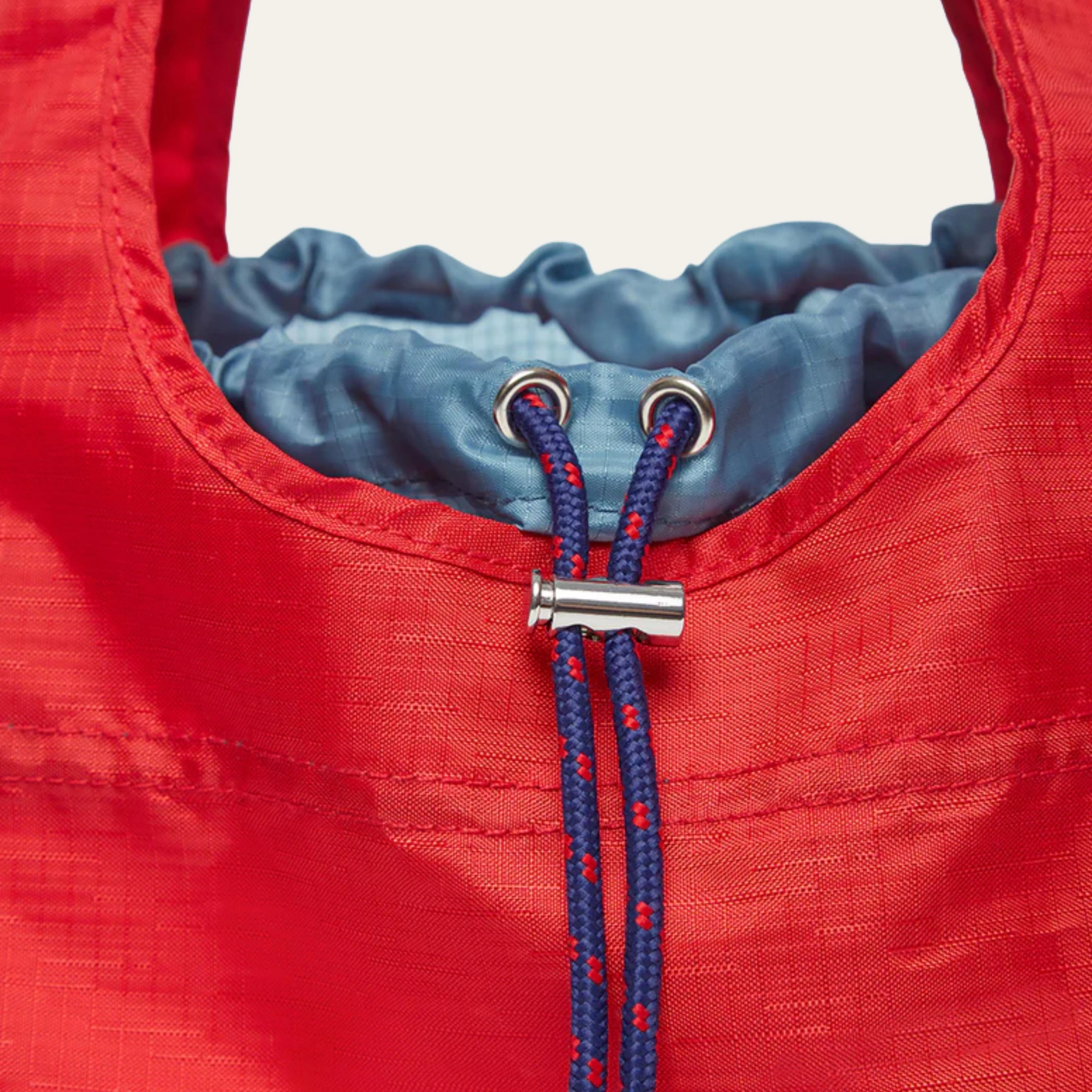 Little Sur Tote - Red Flag - Recycled Nylon Water-Resistant Bag - Image 3