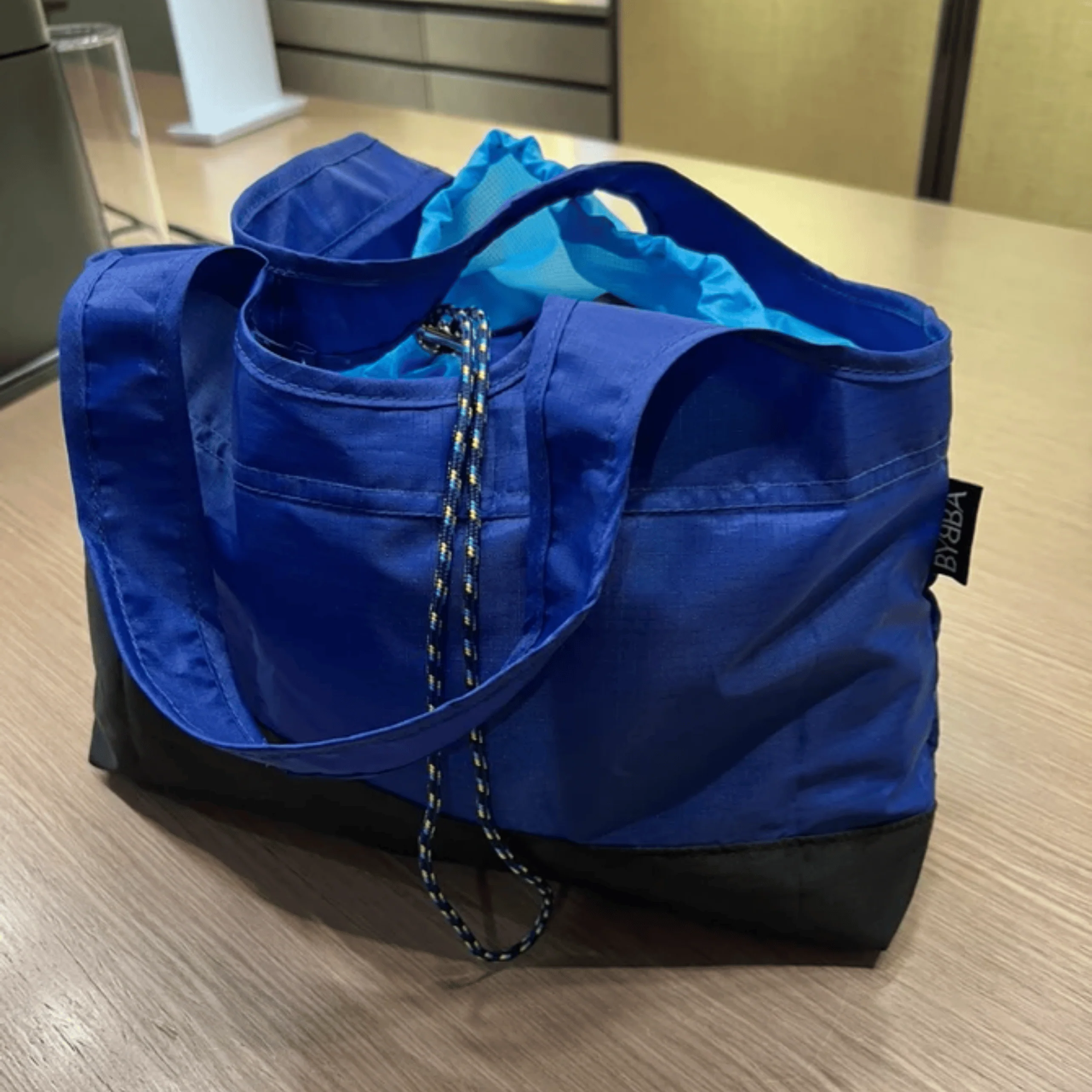 Little Sur Tote - Ultra Marine - Recycled Nylon Water-Resistant Bag - Image 5