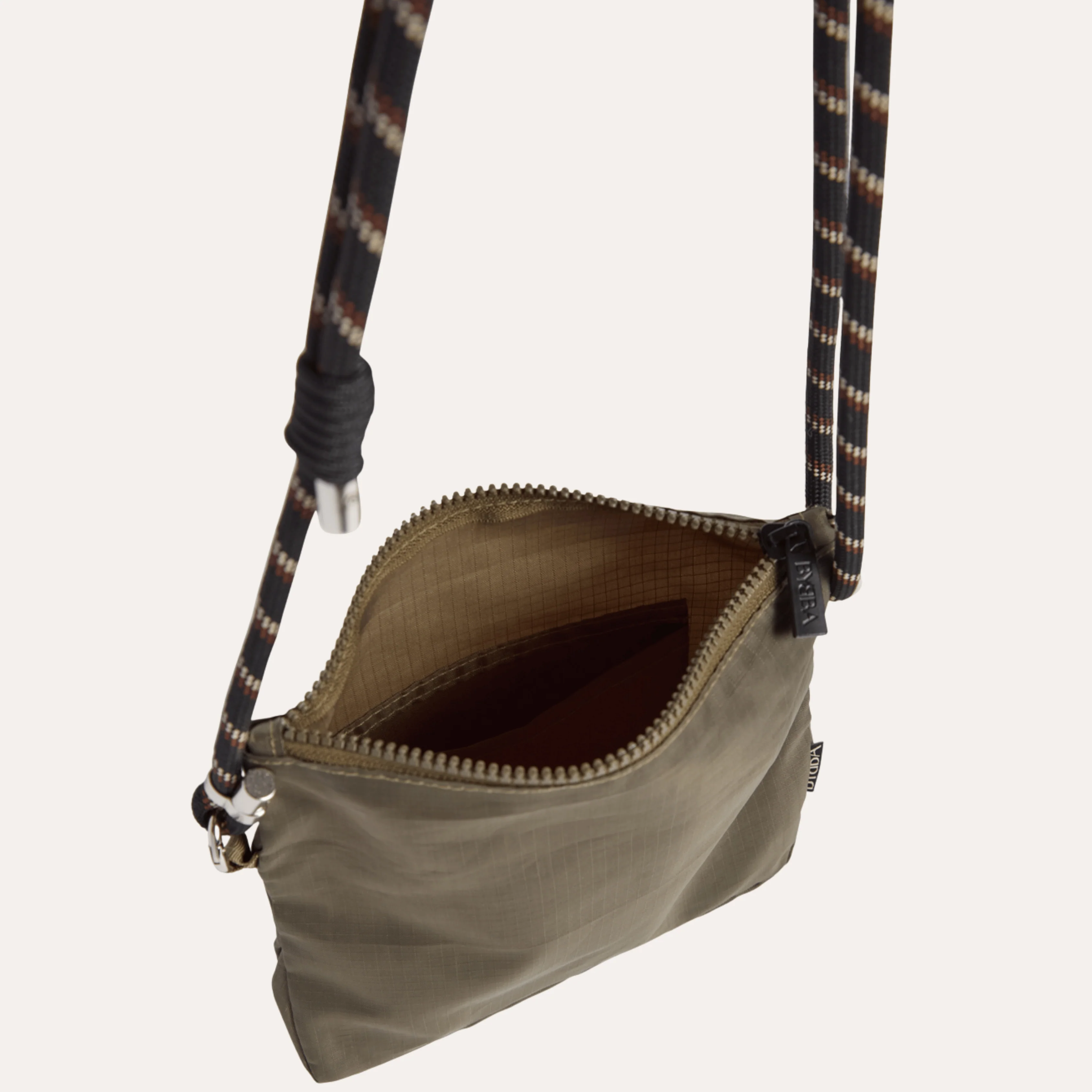 Mahé Crossbody Bag - Seaweed - Recycled Nylon Sustainable Bag - Image 4