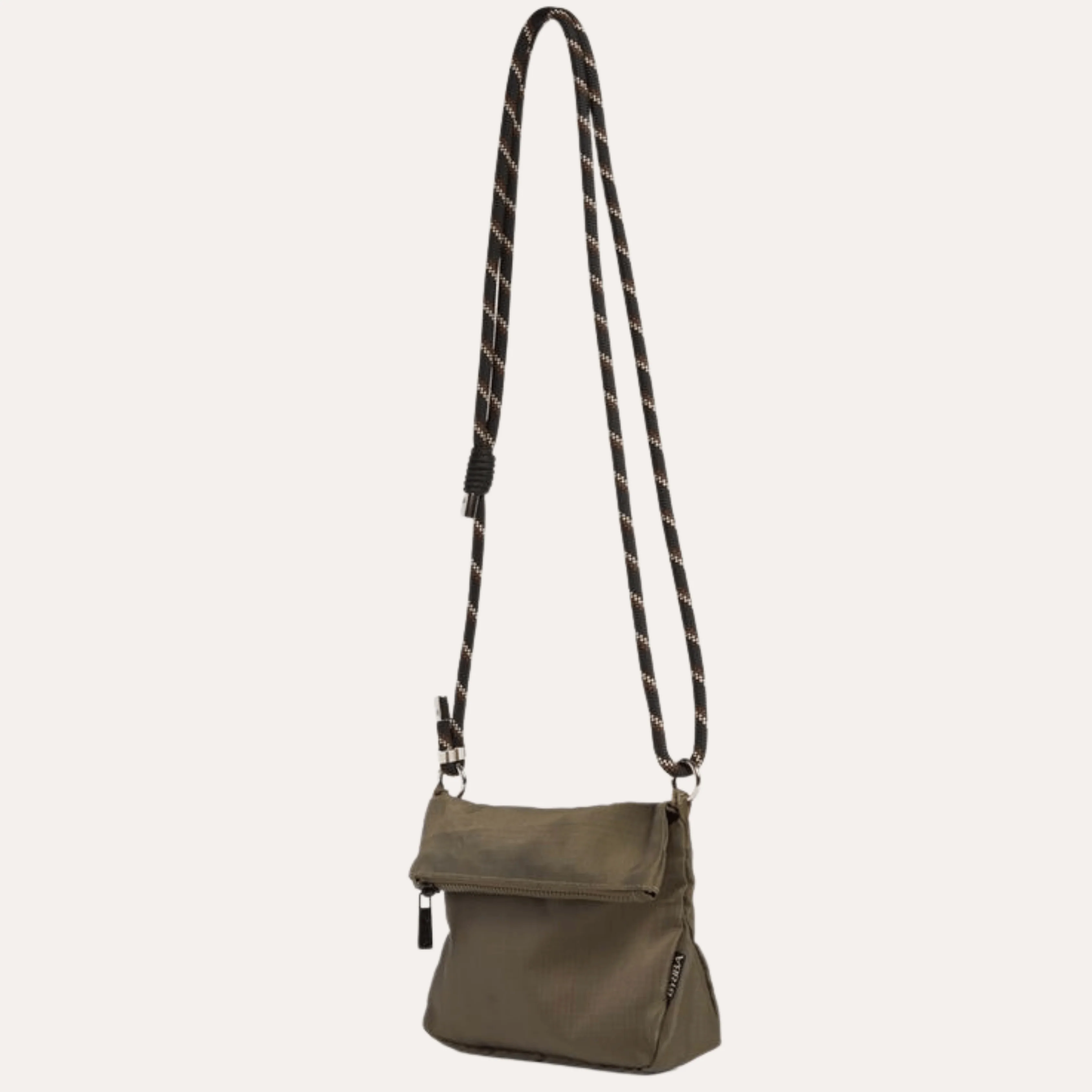 Mahé Crossbody Bag - Seaweed - Recycled Nylon Sustainable Bag - Image 6
