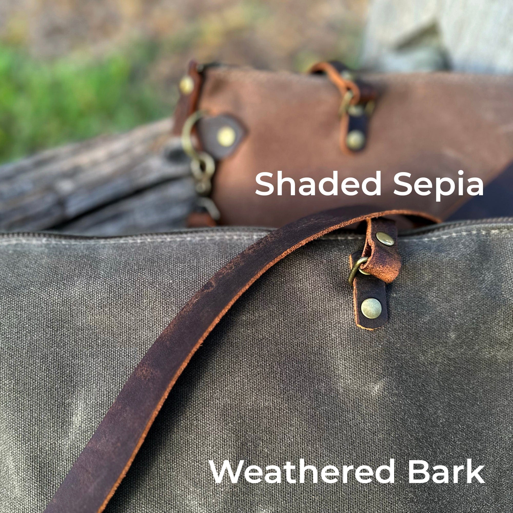 The Marquesa Bag – Canvas Carryall with Eco-Tanned Leather - Image 16
