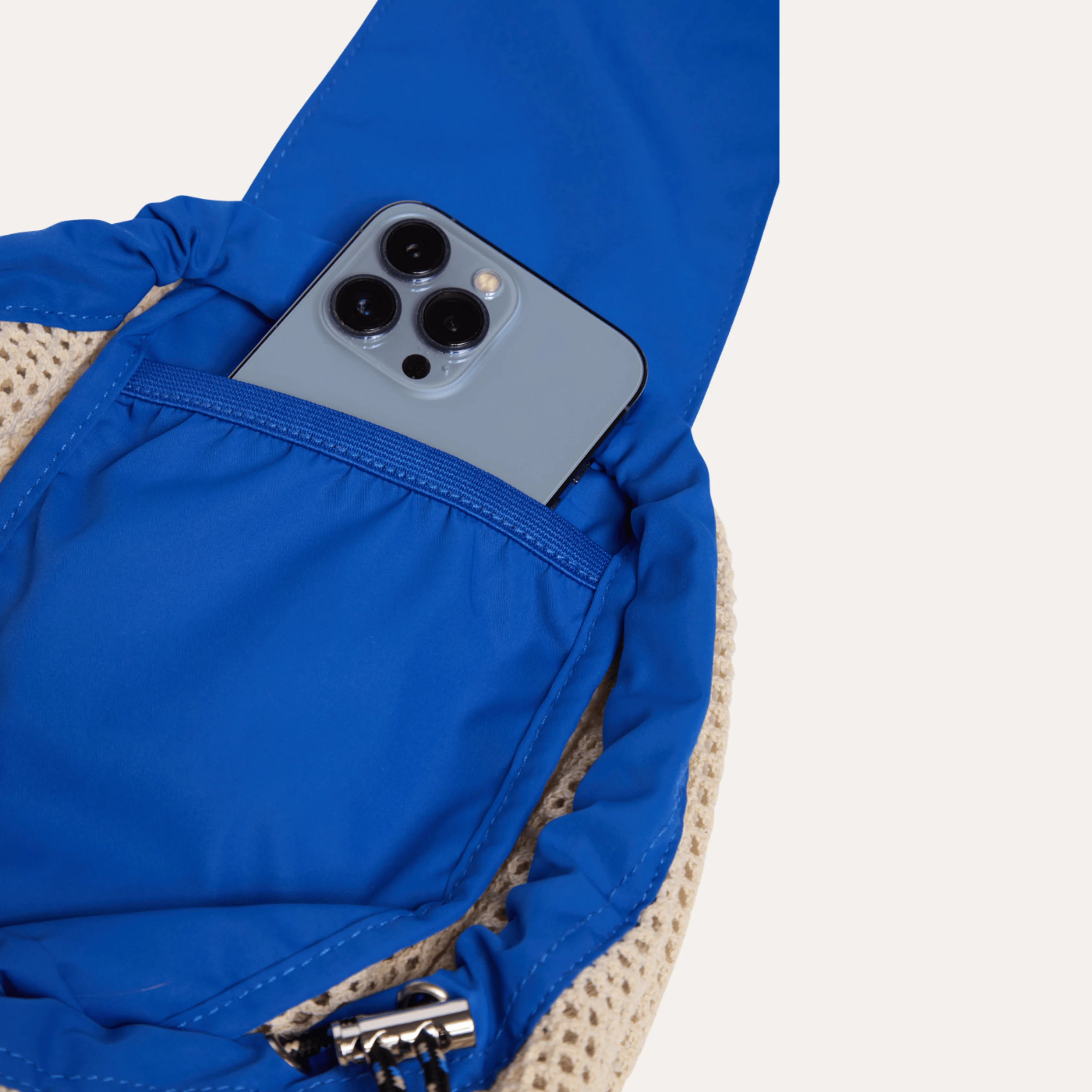 Net.Zero Mesh Bag - Cobalt - Recycled Ocean Plastic Bag - Image 4