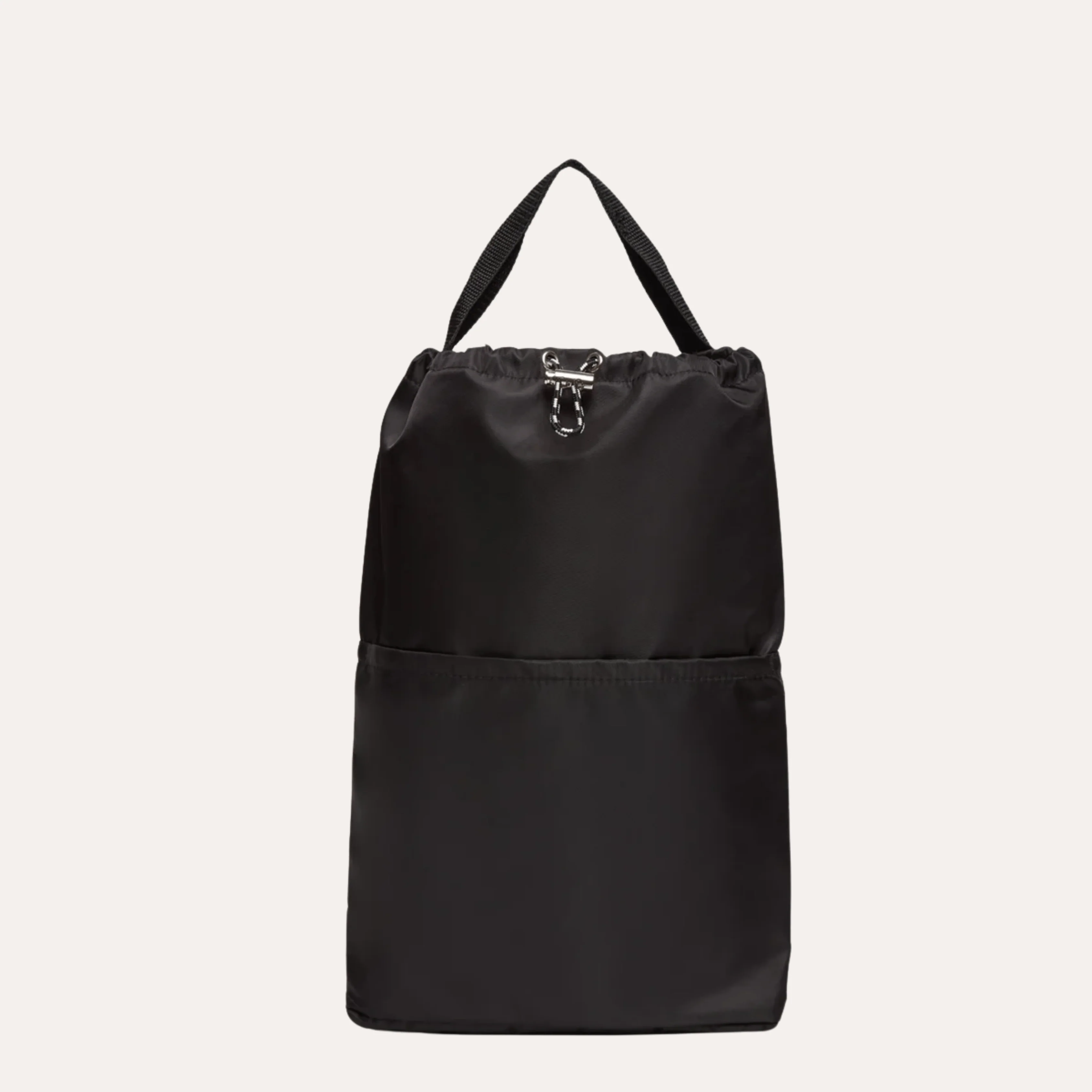 Ripple Duo Pocket Bag - Stingray Black - Recycled Nylon Shoe & Wine Bag