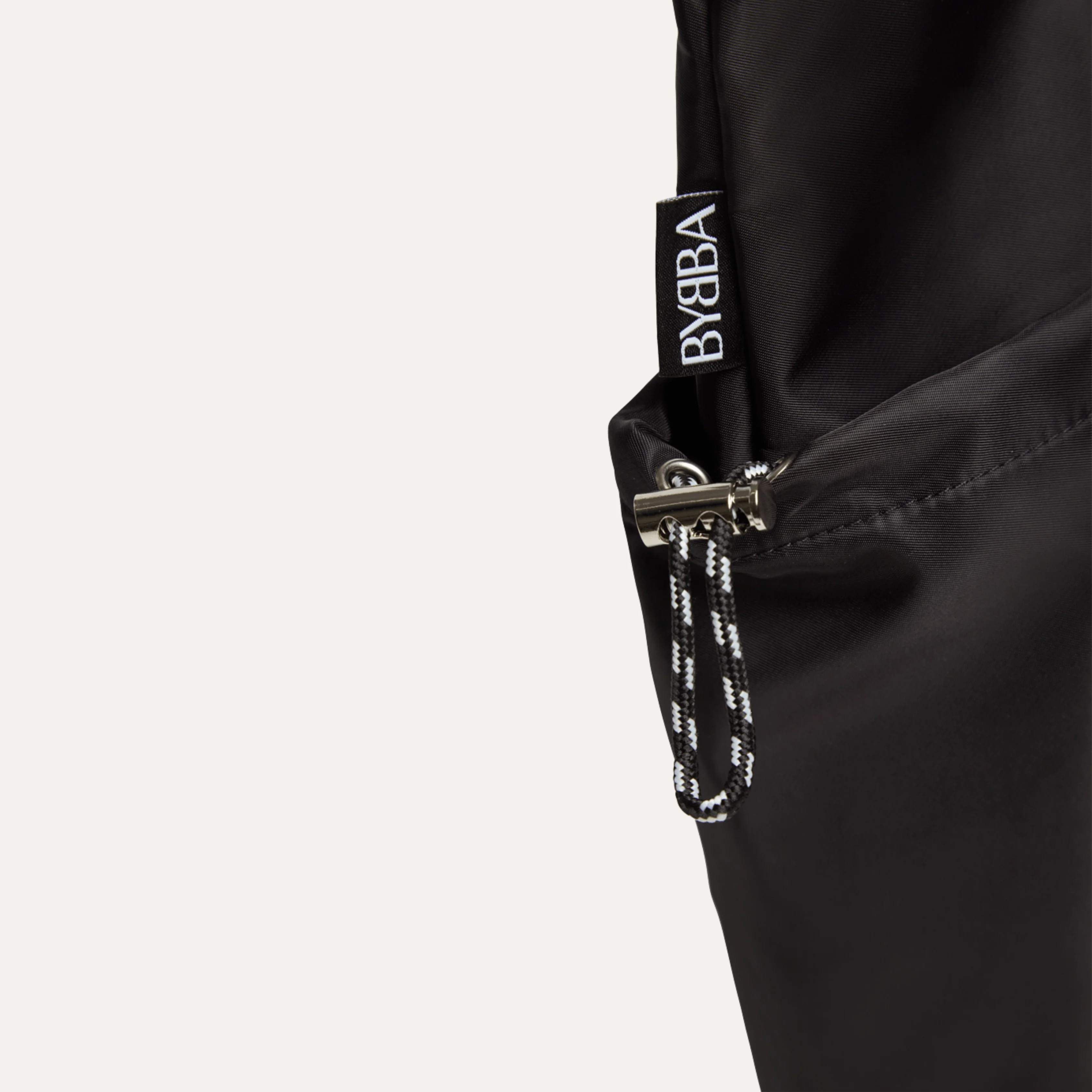 Ripple Tote Bag - Stingray Black - Recycled Nylon Zippered Tote - Image 4
