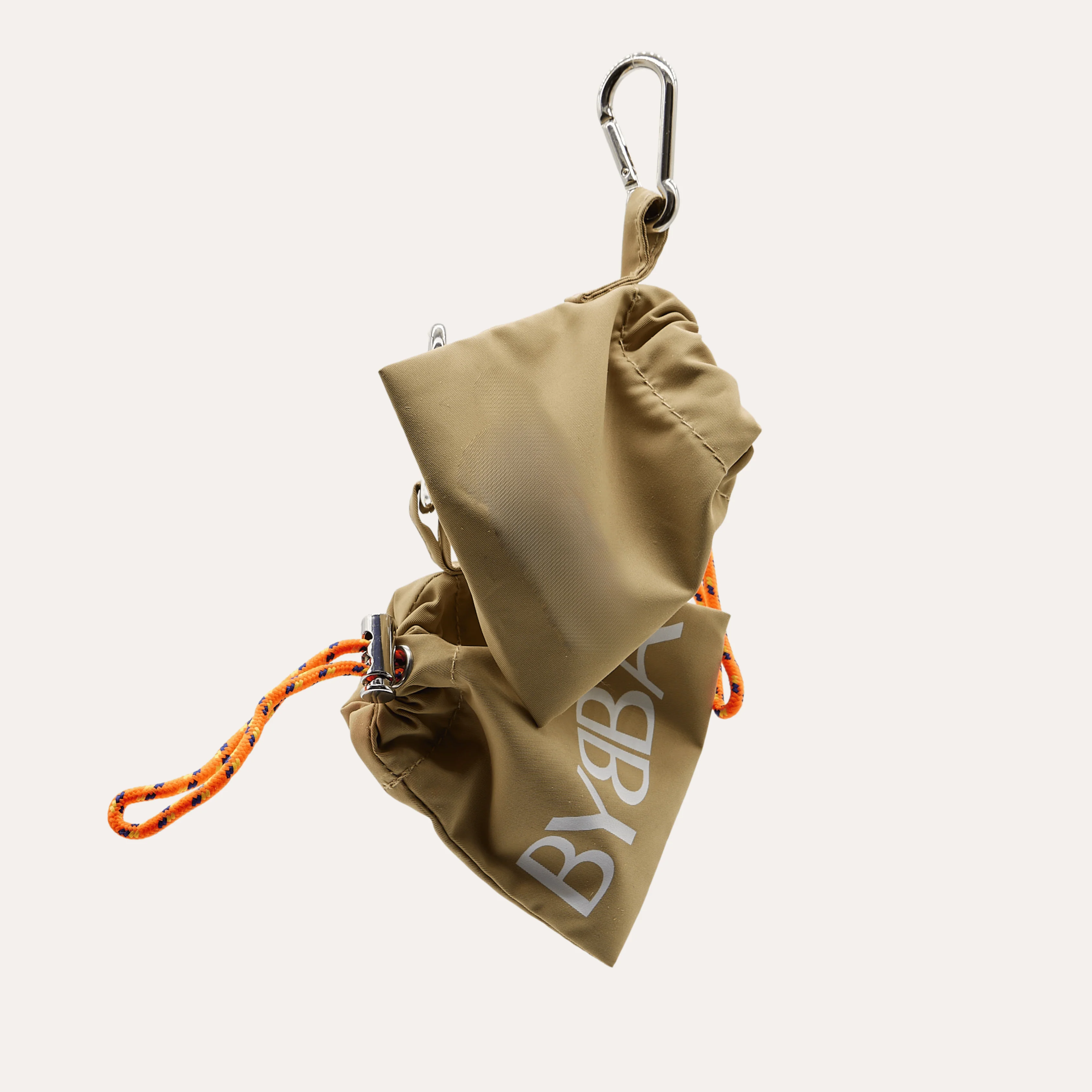Urchin Mini Pouch 4x4 - Sand Dune - Recycled Plastic Zippered Pouch - Image 4