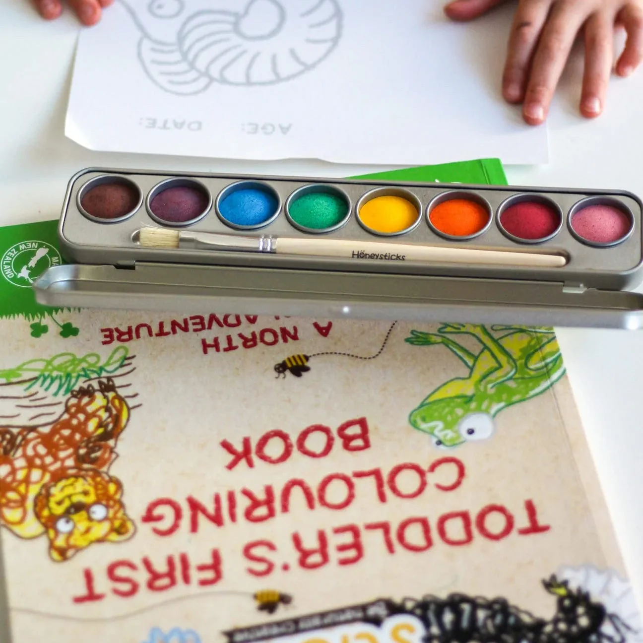 Honeysticks Coloring Book - 100% Recycled Paper, Biodegradable - Image 4