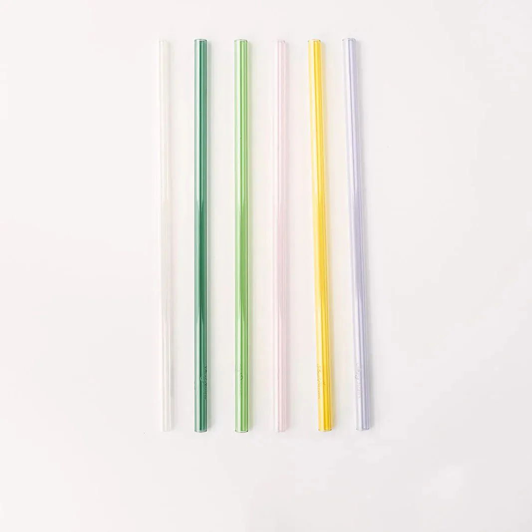 Tumbler 12" Glass Straw Set - Meadow