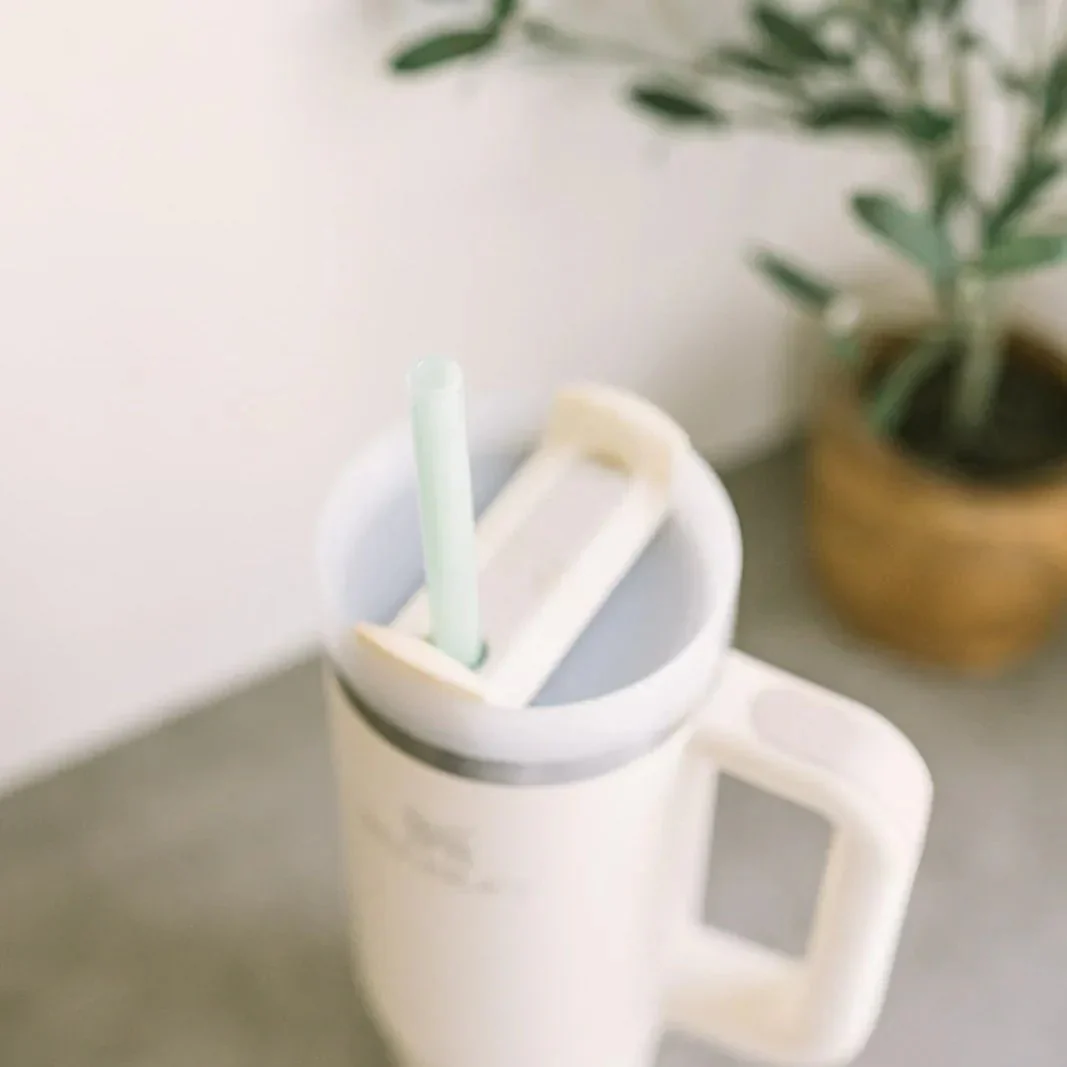 Tumbler 12" Glass Straw Set - Seaglass - Image 5