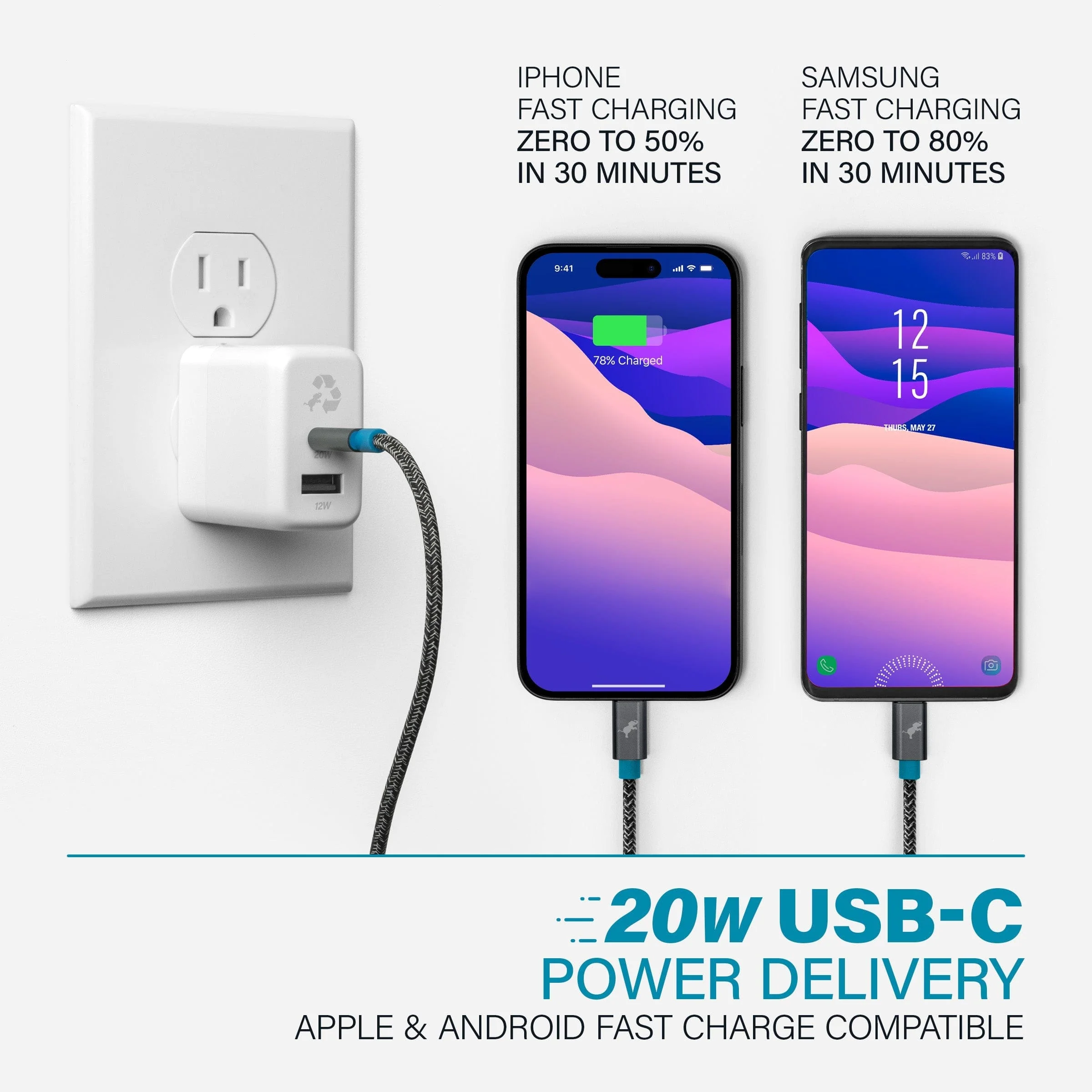WALLY Duo 32W Wall Charger - Image 3