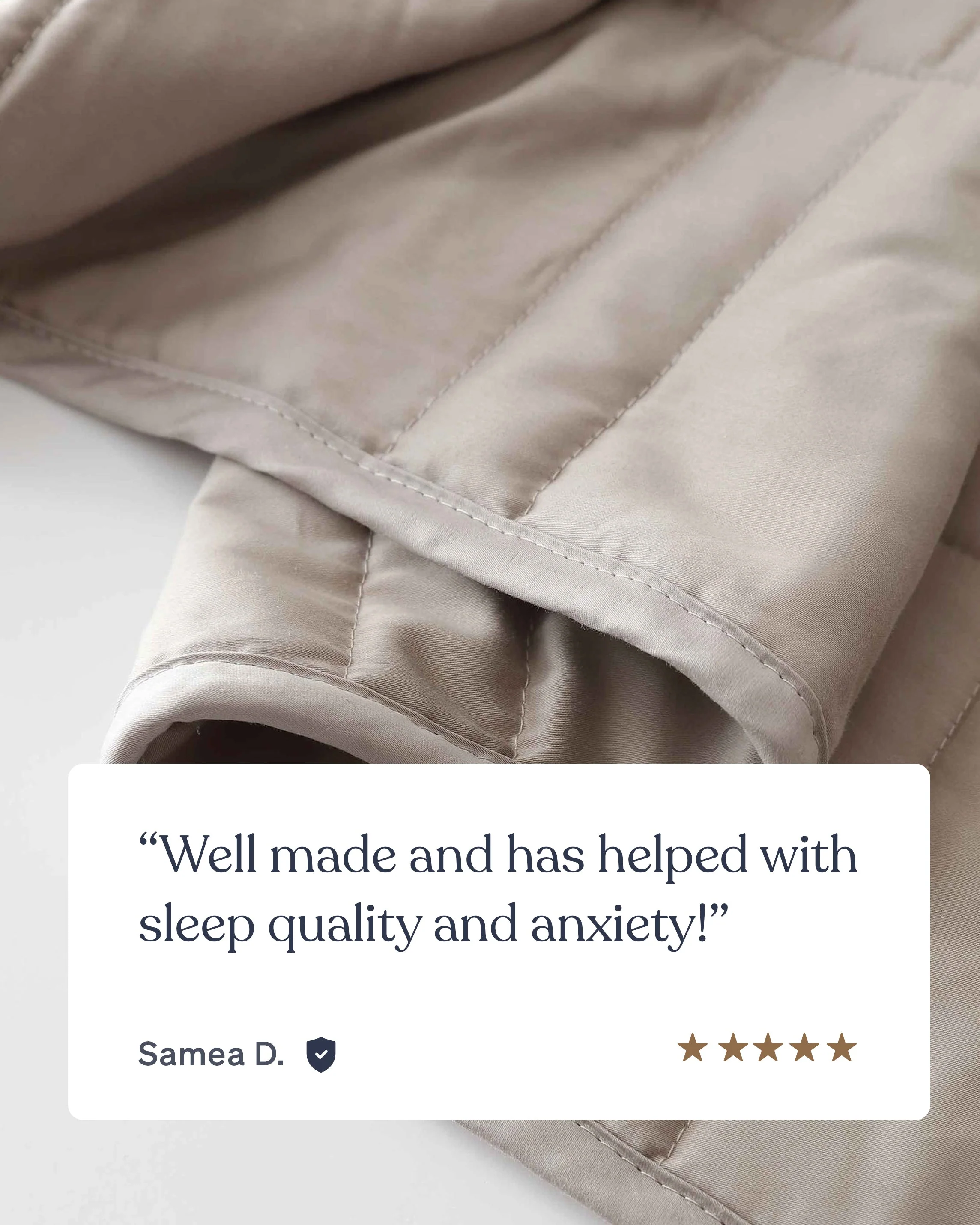Baloo Weighted Blanket - Organic Cotton - Image 17