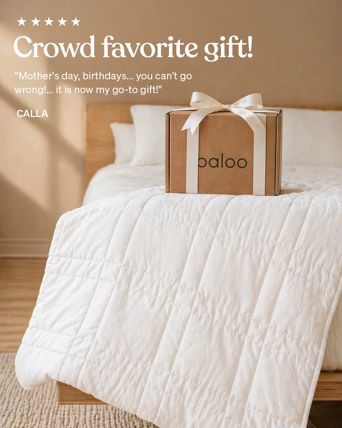 Baloo Weighted Blanket - Organic Cotton - Image 2
