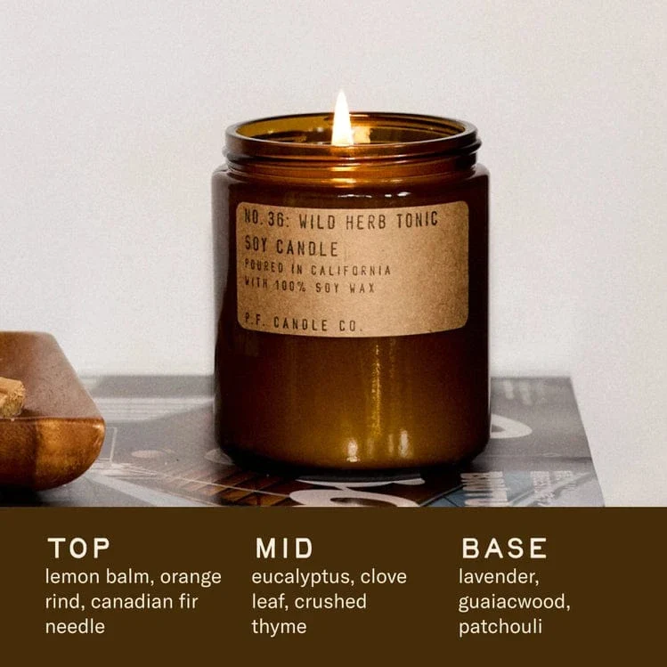 Wild Herb Tonic Soy Candle - Image 2