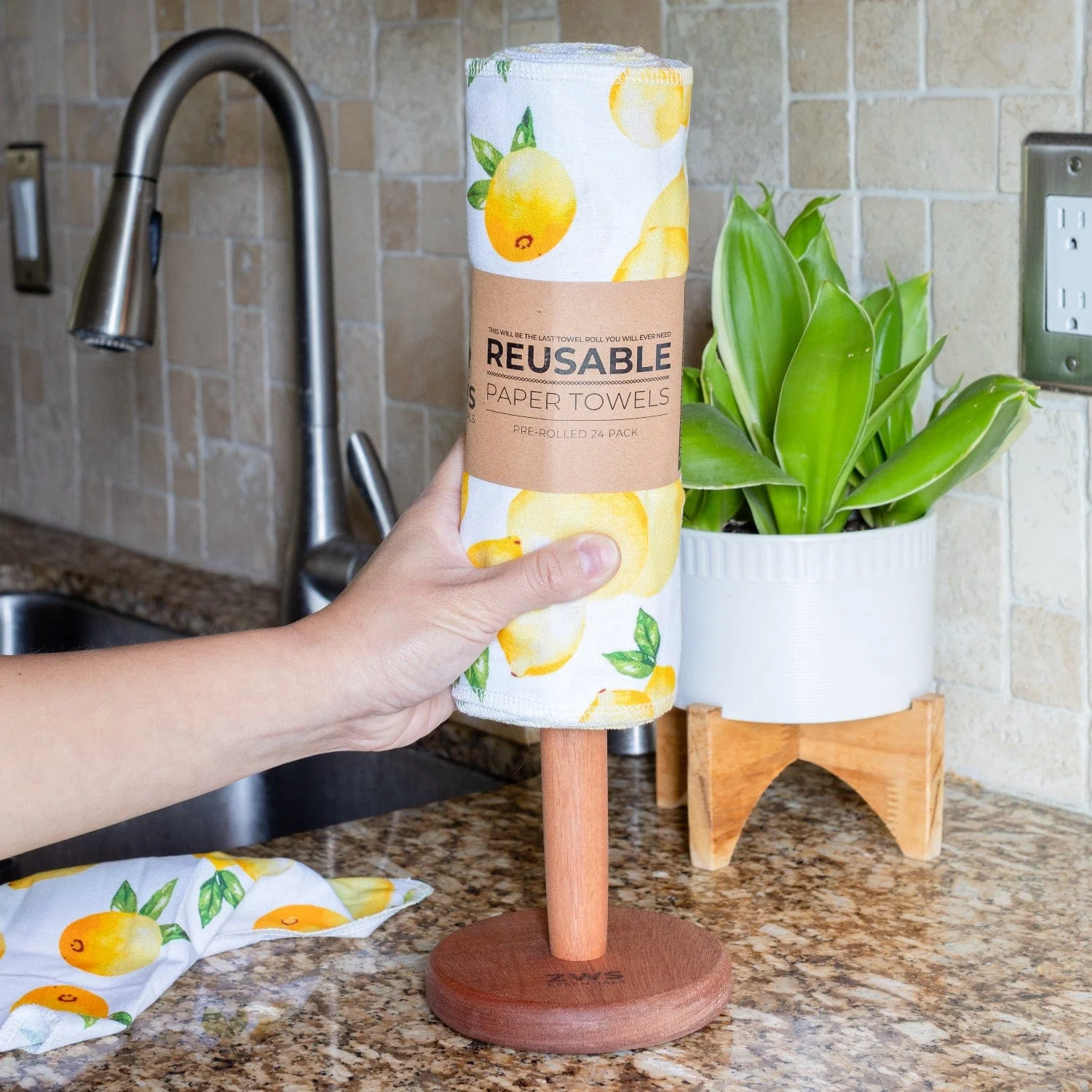 Wooden Paper Towel Holder - Image 2
