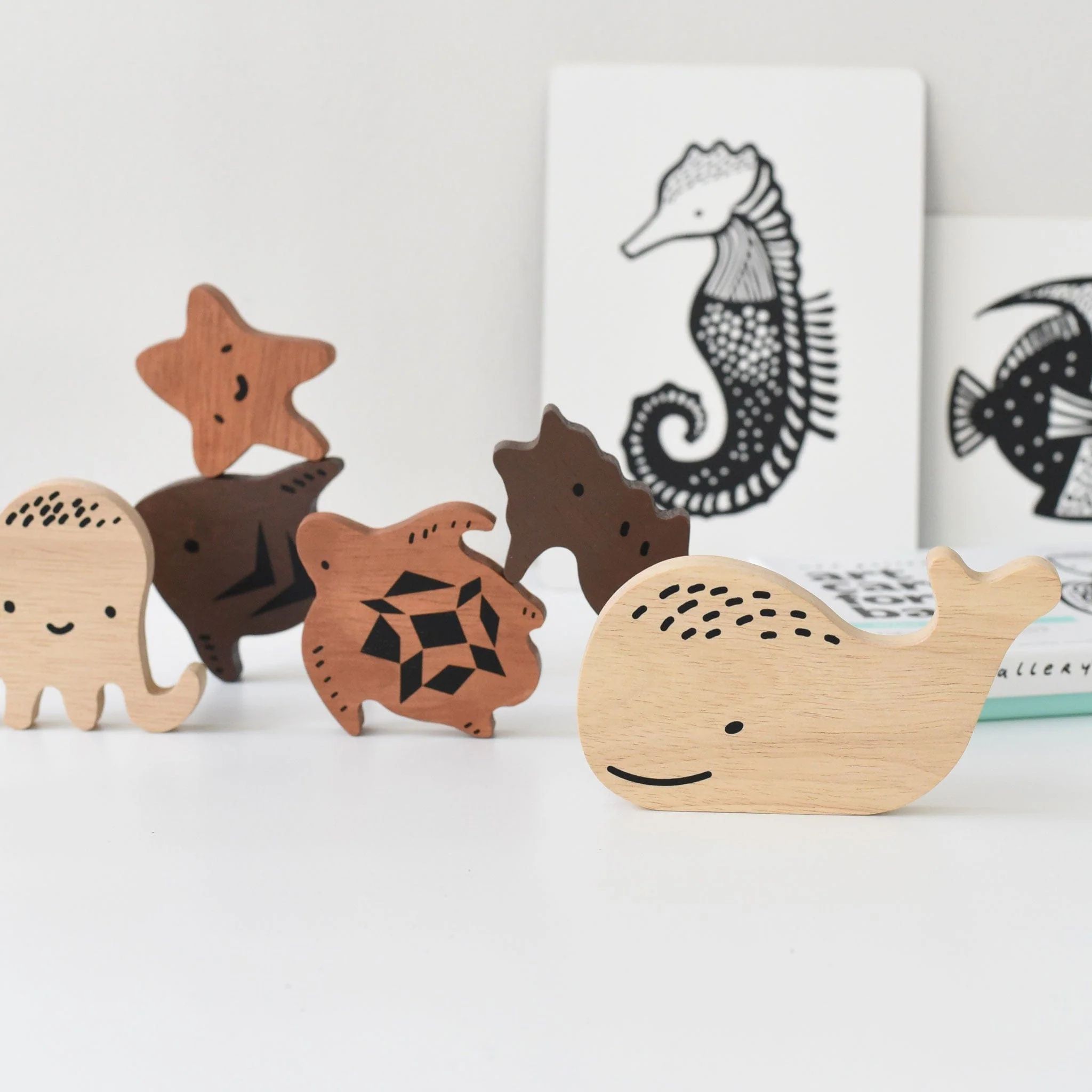 Wooden Tray Puzzle - Ocean Animals - Image 5
