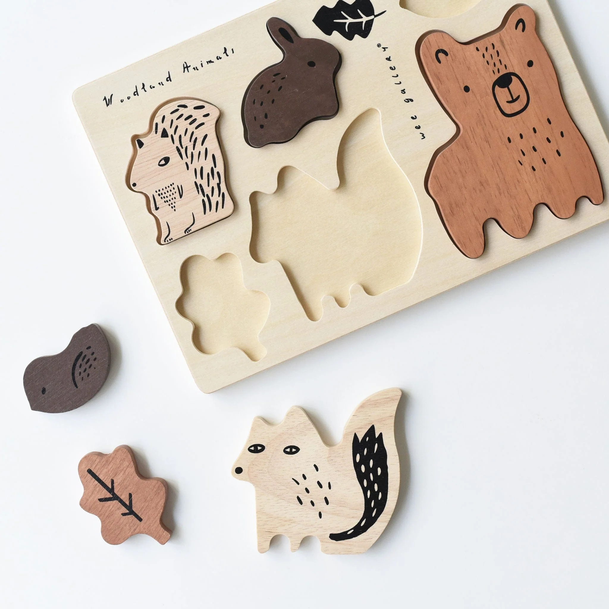 Wooden Tray Puzzle - Woodland Animals - Image 5