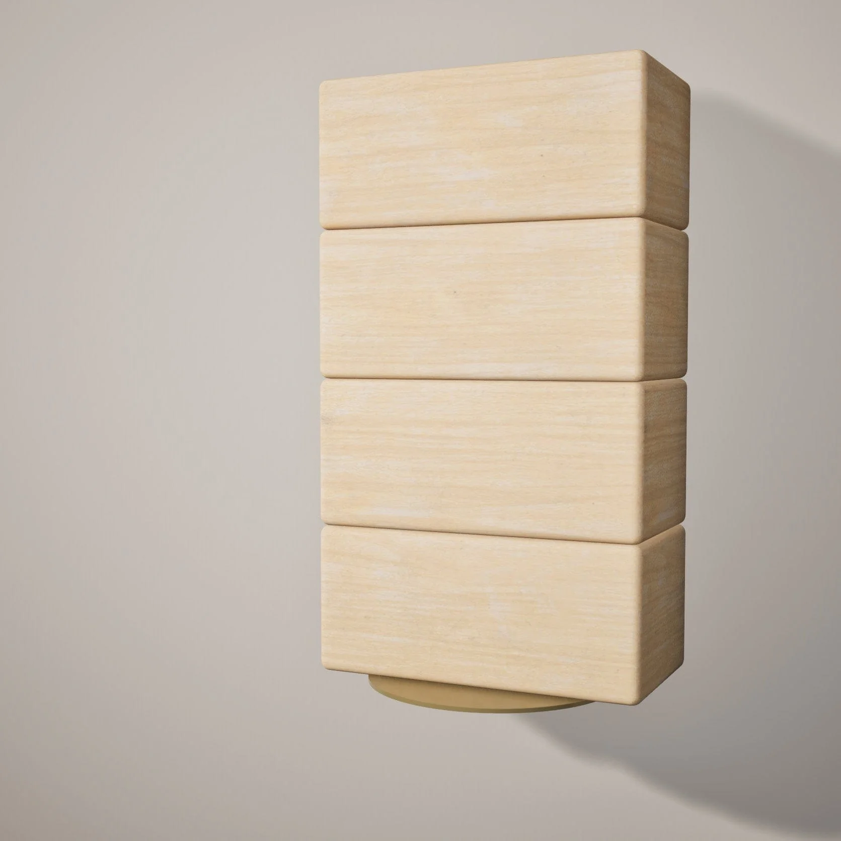 Yoga Block Wall Bracket, Gold - Image 5