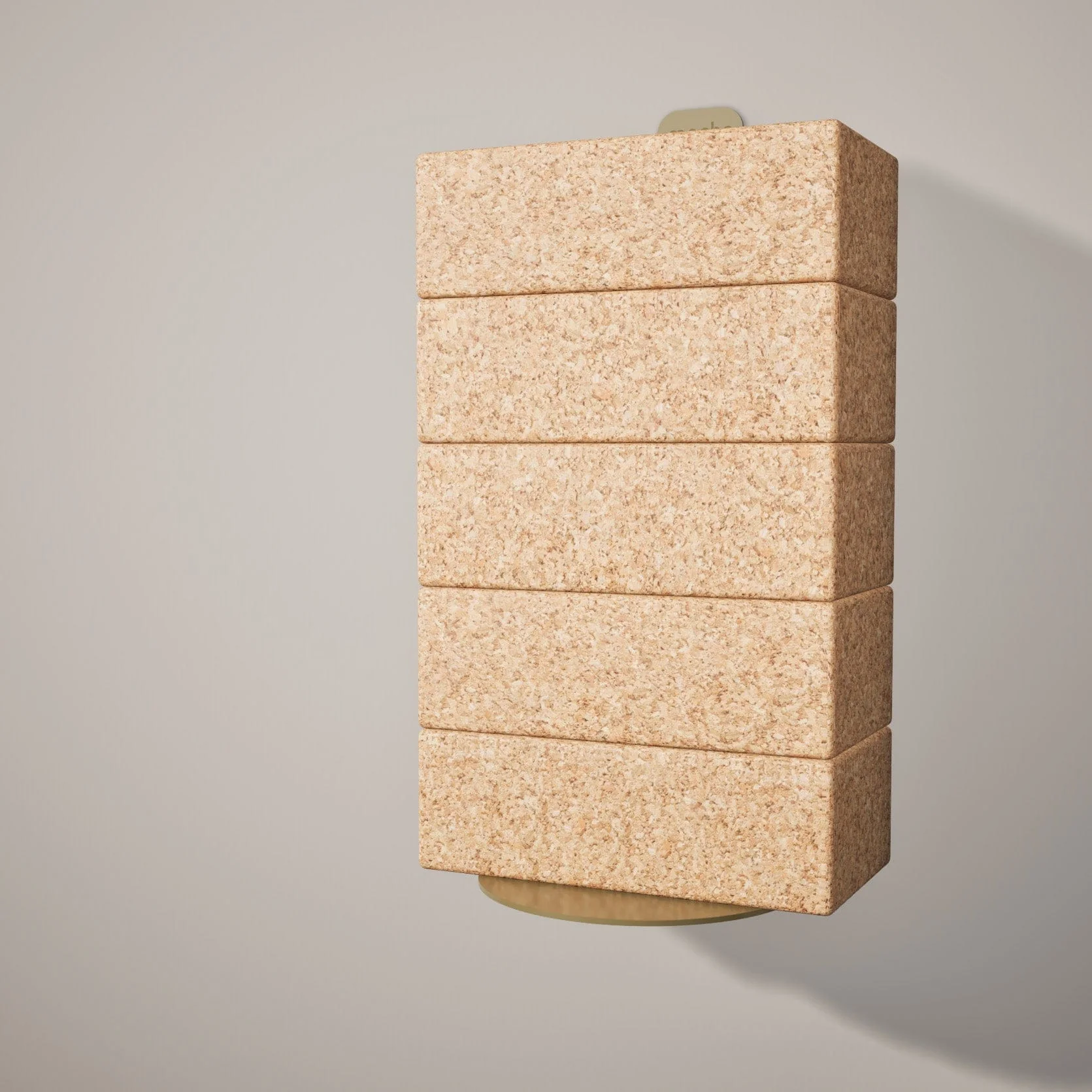 Yoga Block Wall Bracket, Gold - Image 6