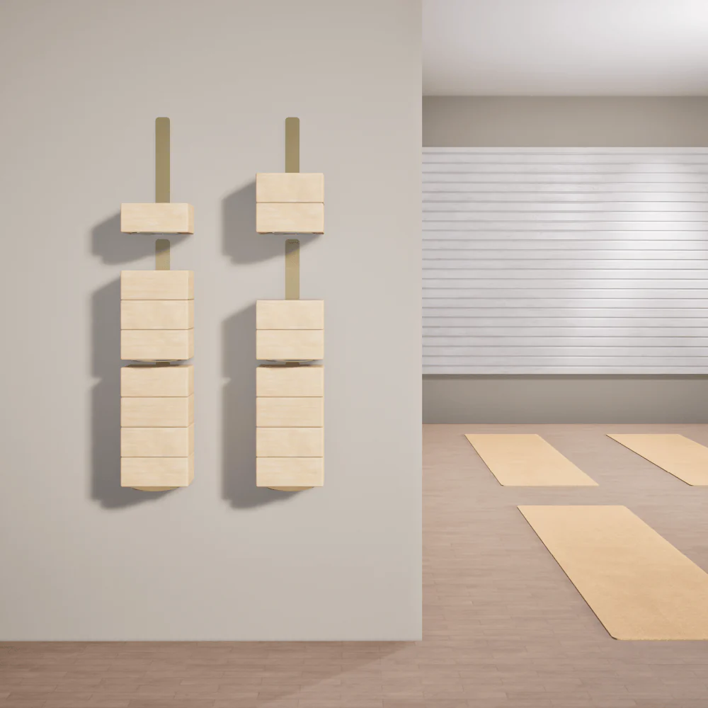 Yoga Block Wall Bracket, Gold - Image 8