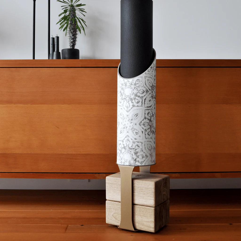 Yoga Mat Storage Tube, Gold - Image 2