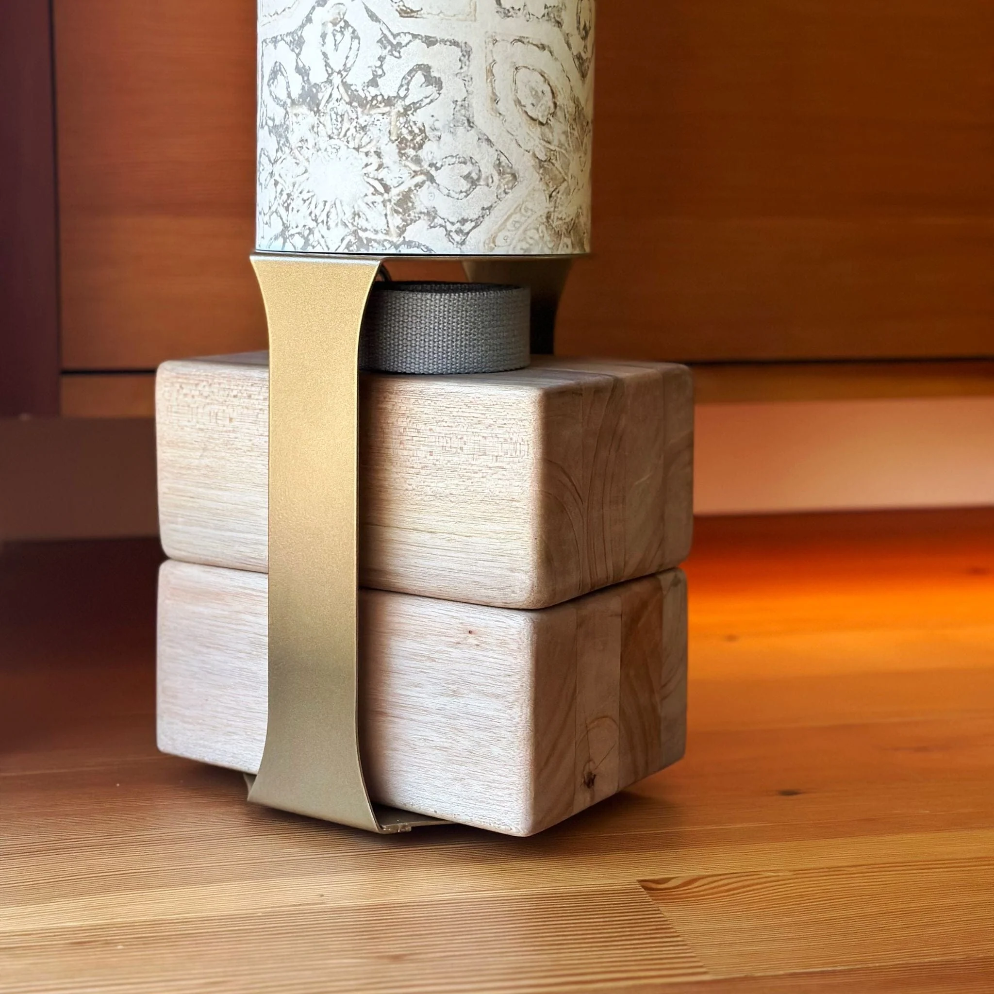 Yoga Mat Storage Tube, Gold - Image 3