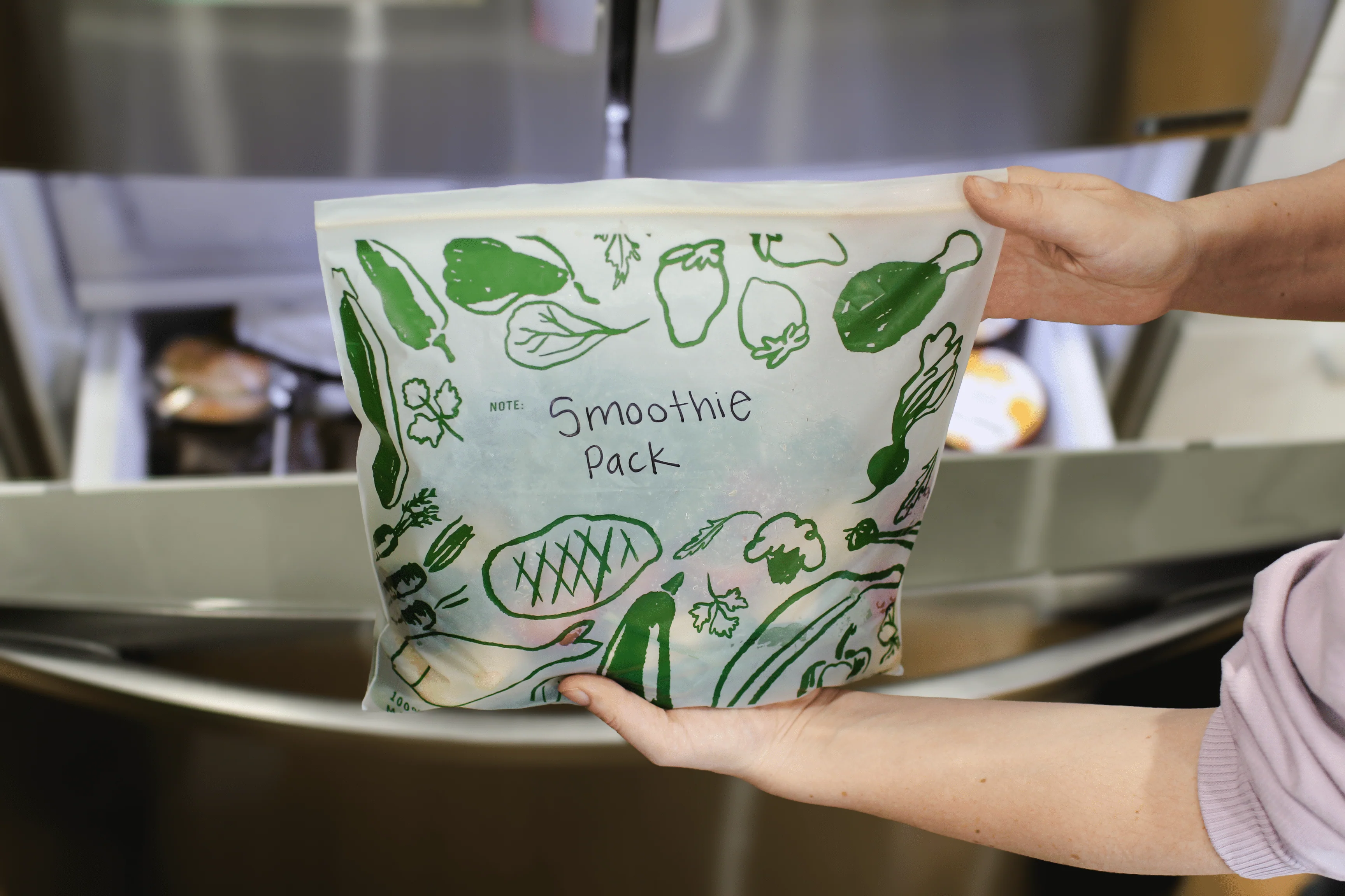 Compostable Gallon Storage Bags – Freezer-Safe Resealable Zip Bags - Image 8